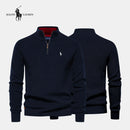 Zipped Collar Sweater R&L + Free Watch