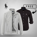 Casual Zip-Up Bomber™ Premium + FREE Jumper or Shirt (Your Choice)