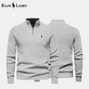 (BUY 1 GET 2) R&L Zip Neck Sweater - CLEARANCE